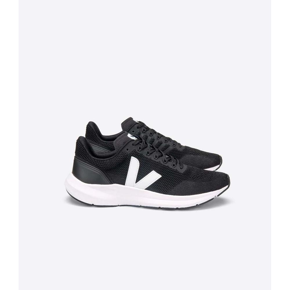 Veja MARLIN V-KNIT Schoenen Heren Black/White | NL 241YXF